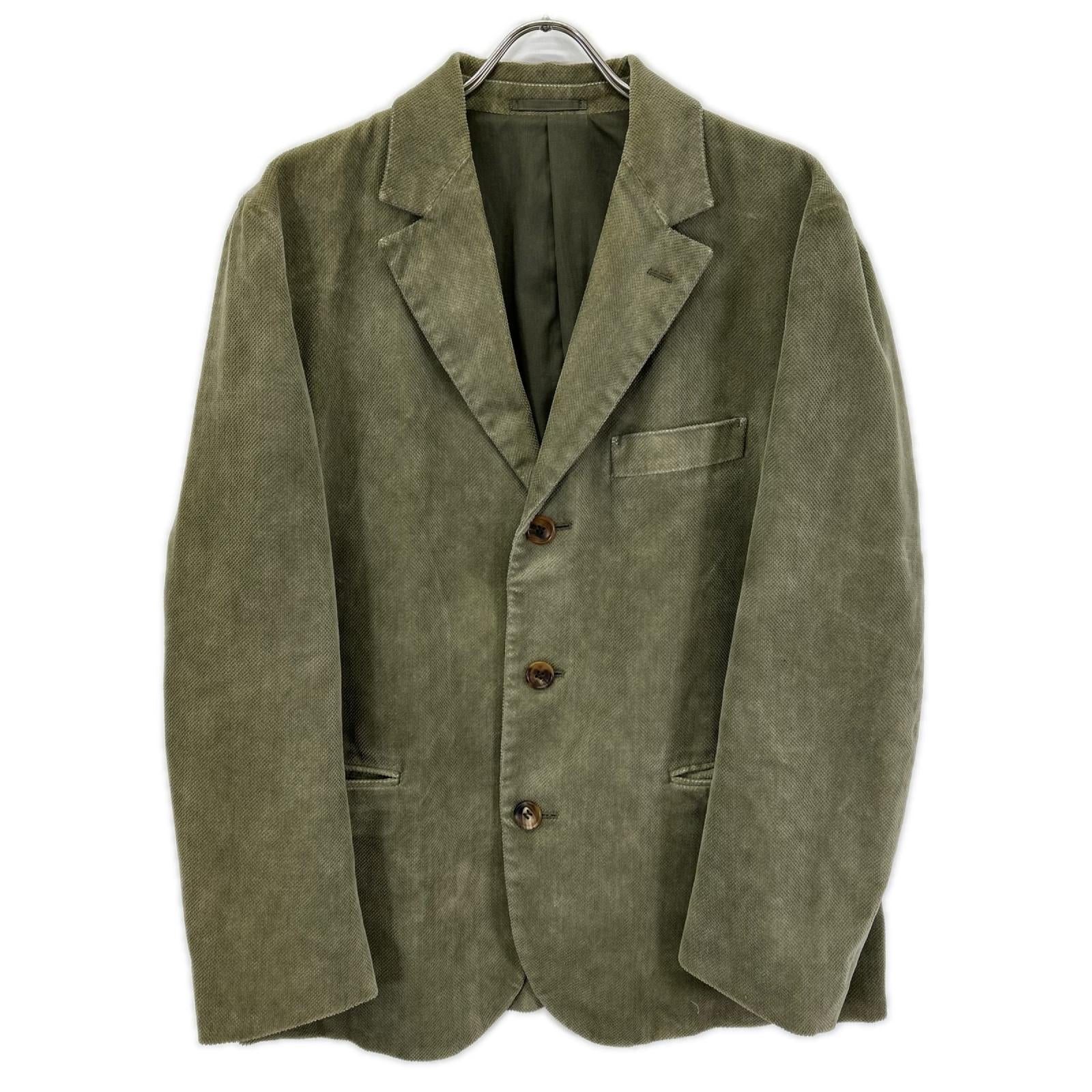 ISSEY MIYAKE MEN イッセイミヤケメン 13AW ME33FD100 カーキ コーデュロイ テーラード ジャケット ジャケット