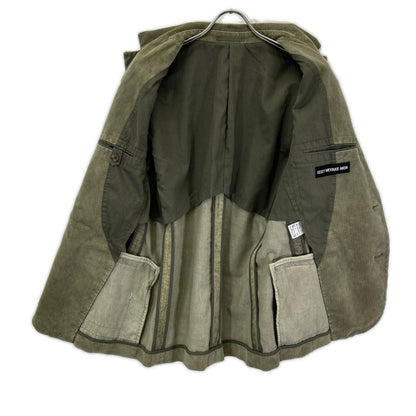 ISSEY MIYAKE MEN イッセイミヤケメン 13AW ME33FD100 カーキ コーデュロイ テーラード ジャケット ジャケット