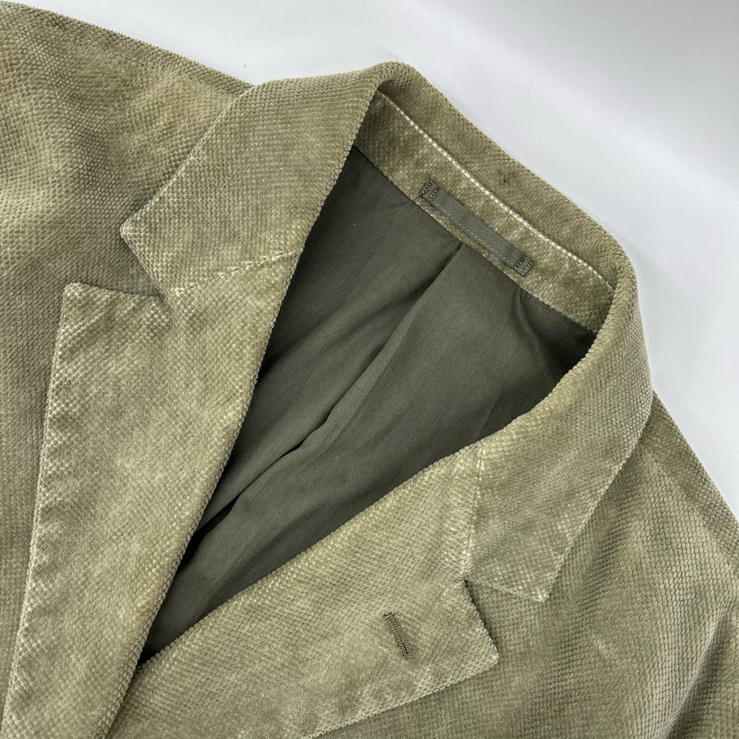 ISSEY MIYAKE MEN イッセイミヤケメン 13AW ME33FD100 カーキ コーデュロイ テーラード ジャケット ジャケット
