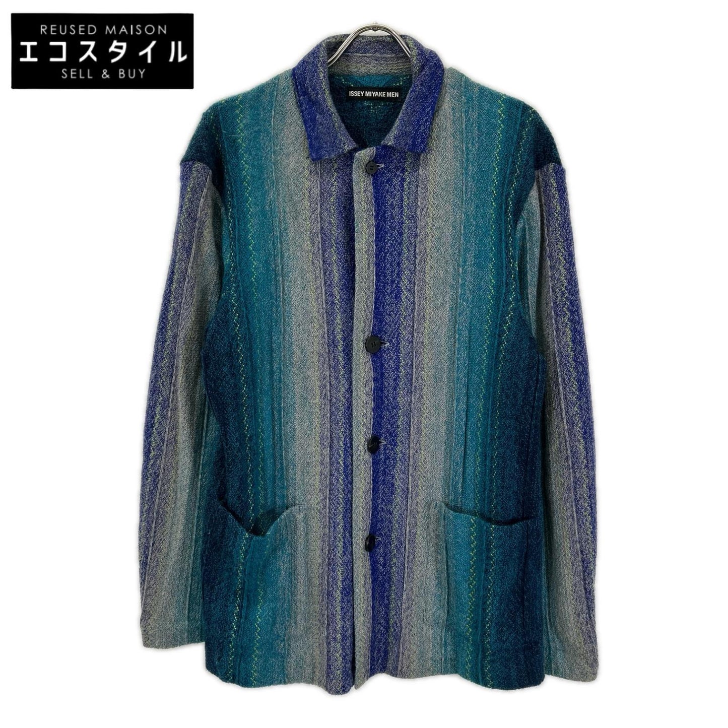 ISSEY MIYAKE MEN イッセイミヤケメン 12AW ME23KO007 ウール グラデーション ジャケット ジャケット
