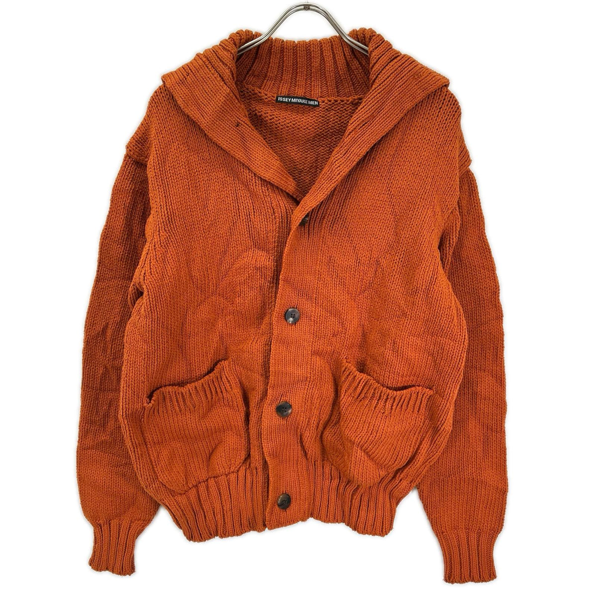 ISSEY MIYAKE MEN イッセイミヤケメン 13AW ME33FD100 オレンジ コーデュロイ テーラード ジャケット ジャケット