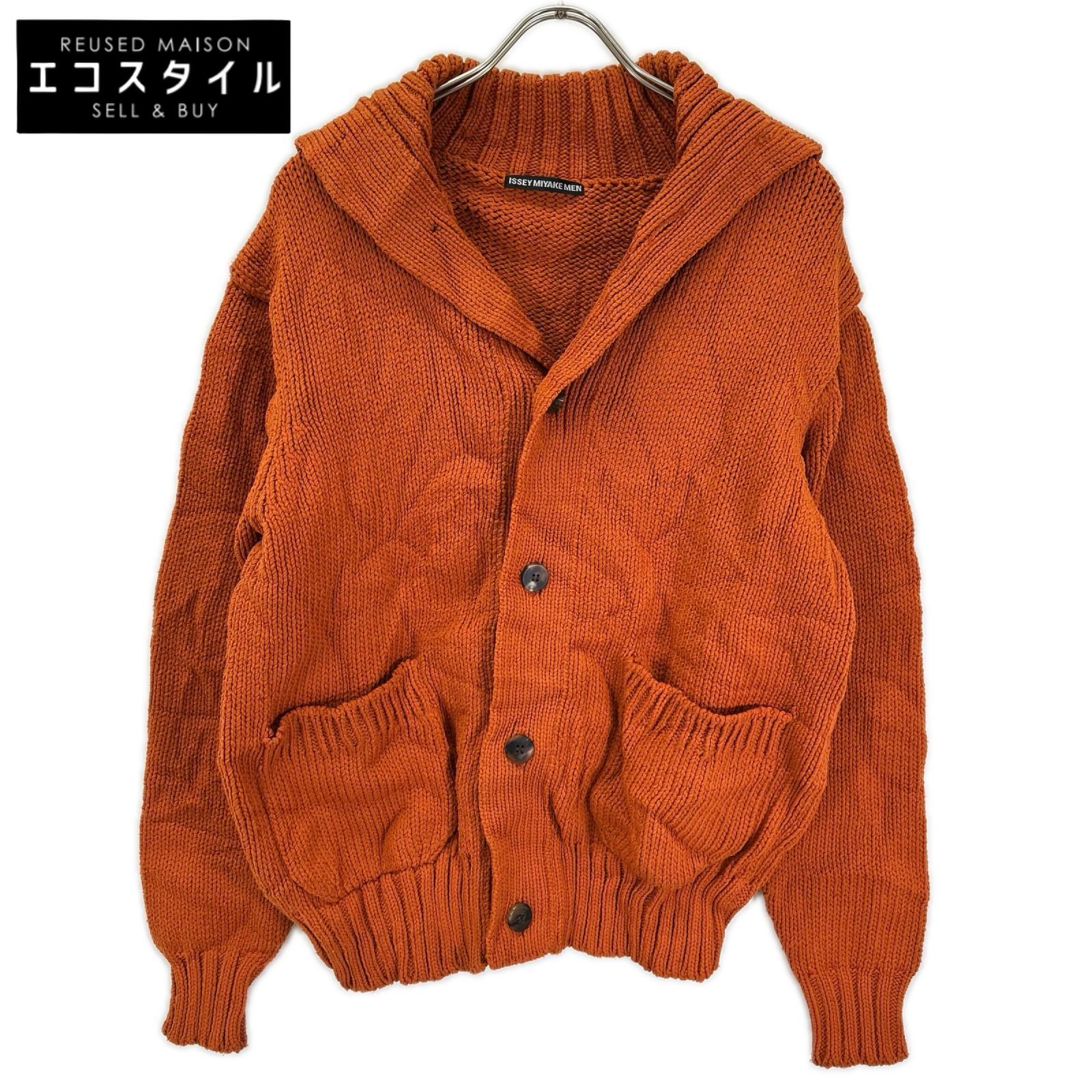 ISSEY MIYAKE MEN イッセイミヤケメン 13AW ME33FD100 オレンジ コーデュロイ テーラード ジャケット ジャケット