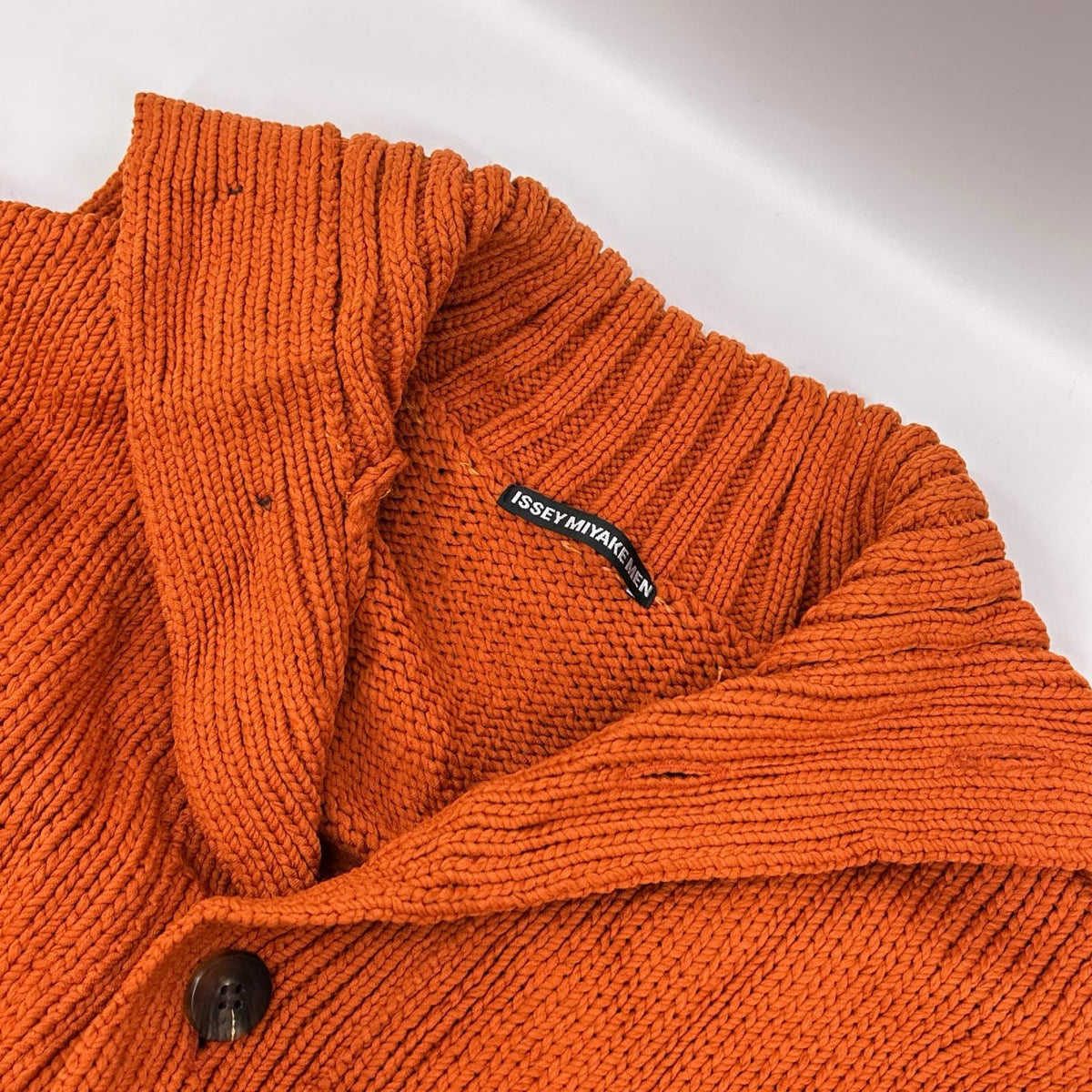 ISSEY MIYAKE MEN イッセイミヤケメン 13AW ME33FD100 オレンジ コーデュロイ テーラード ジャケット ジャケット