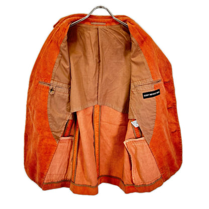 ISSEY MIYAKE MEN イッセイミヤケメン 17AW ME73KO126 オレンジ ショールカラー ニット カーディガン ジャケット