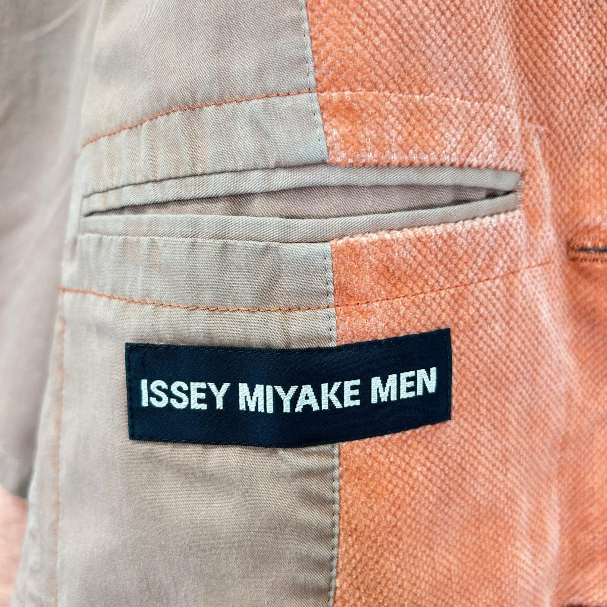 ISSEY MIYAKE MEN イッセイミヤケメン 17AW ME73KO126 オレンジ ショールカラー ニット カーディガン ジャケット