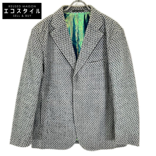 ISSEY MIYAKE MEN イッセイミヤケメン 14AW ME43FD034 グレー ウール テーラードジャケット ジャケット