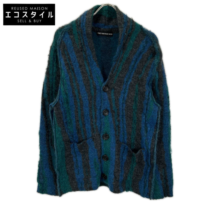 ISSEY MIYAKE MEN イッセイミヤケメン 14AW ME43KO177 モヘヤ カーディガン トップス