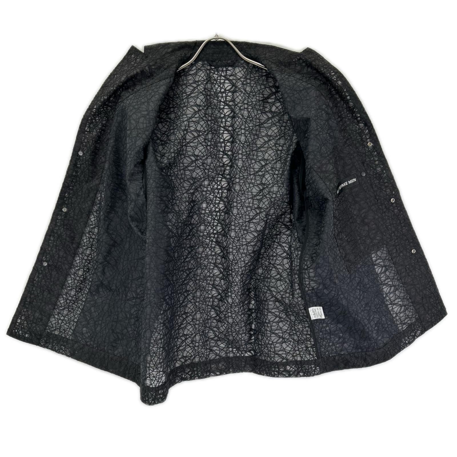 ISSEY MIYAKE MEN イッセイミヤケメン 16SS ME61FU178 ブラック 刺繍 ジャケット ジャケット