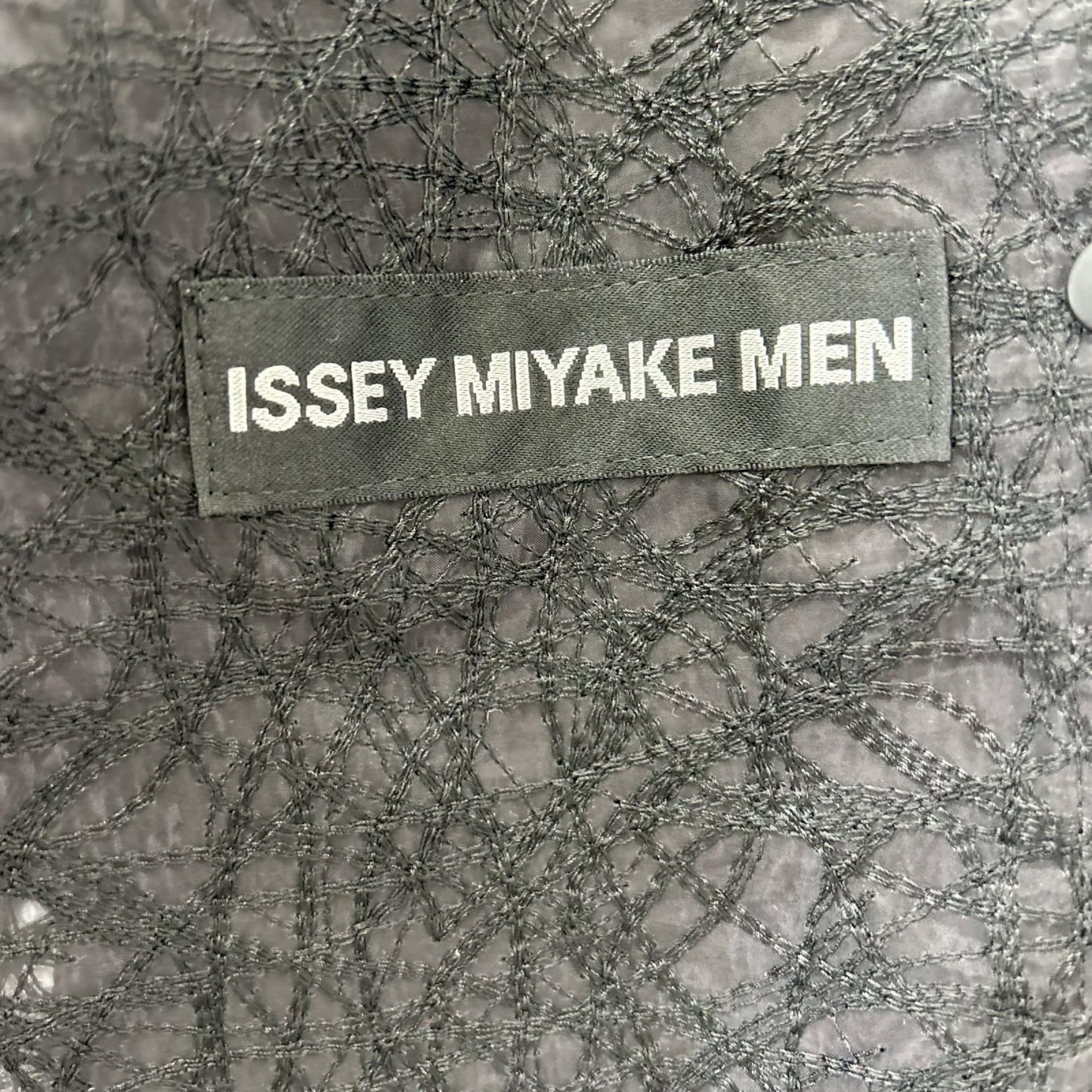 ISSEY MIYAKE MEN イッセイミヤケメン 16SS ME61FU178 ブラック 刺繍 ジャケット ジャケット
