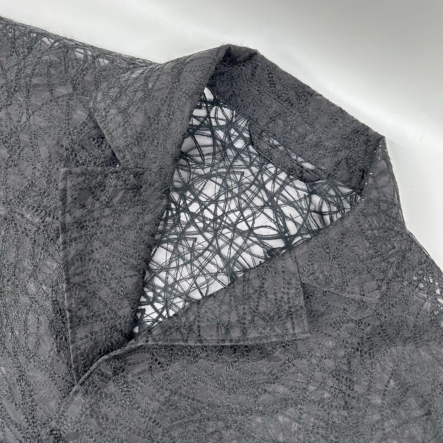 ISSEY MIYAKE MEN イッセイミヤケメン 16SS ME61FU178 ブラック 刺繍 ジャケット ジャケット