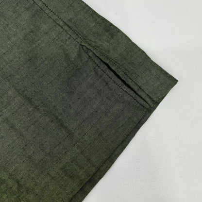 ISSEY MIYAKE MEN イッセイミヤケメン 16SS ME61FJ013 グリーン ノーカラー 長袖シャツ トップス