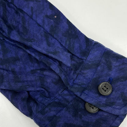 ISSEY MIYAKE MEN イッセイミヤケメン 13AW ME33FJ203 ブルー コットン 総柄 長袖シャツ トップス