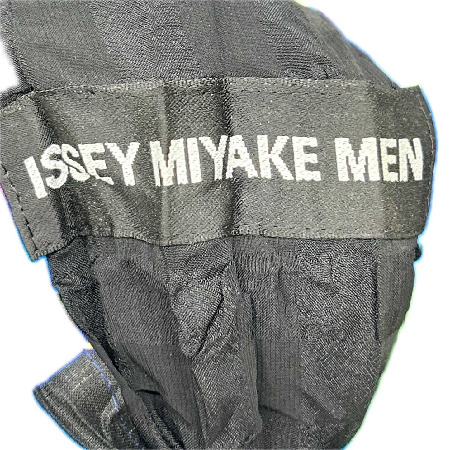 ISSEY MIYAKE MEN イッセイミヤケメン 14AW ME43FD015 ブラック×マルチカラー シワ加工 リバーシブル シャツジャケット ジャケット