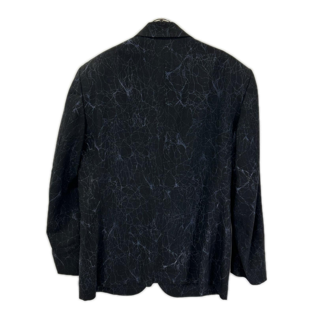 ISSEY MIYAKE MEN イッセイミヤケメン 14AW ME43FD072 ブラック クラック柄 テキスタイル 背抜き テーラードジャケット ジャケット