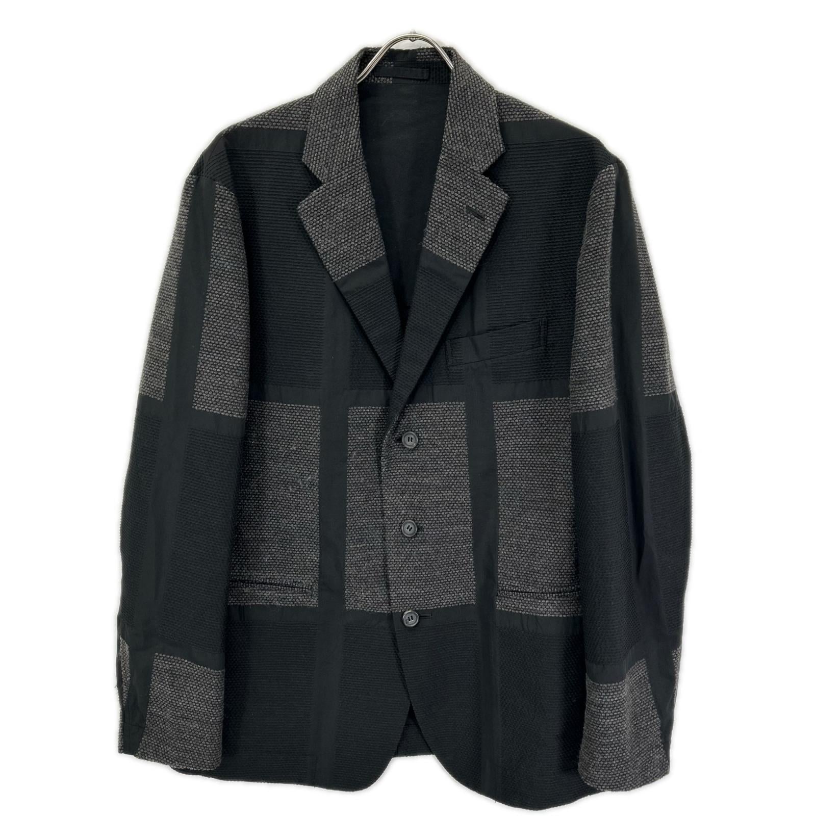 ISSEIMIYAKE A.POC イッセイミヤケエイポック 11AW ME13FD089 ブラック 刺しゅう テーラードジャケット ジャケット