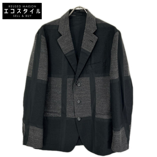 ISSEIMIYAKE A.POC イッセイミヤケエイポック 11AW ME13FD089 ブラック 刺しゅう テーラードジャケット ジャケット