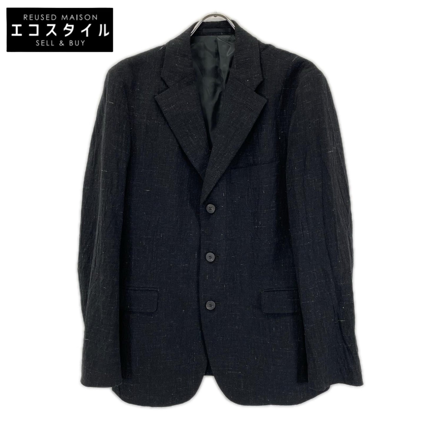 ISSEY MIYAKE MEN イッセイミヤケメン 16SS ME61FD113 リネン混 ウール テーラードジャケット ジャケット