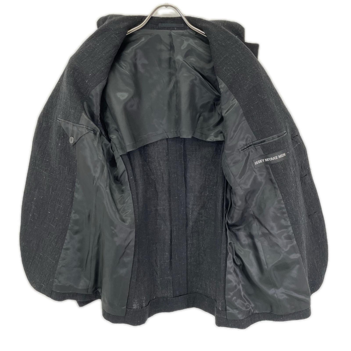 ISSEY MIYAKE MEN イッセイミヤケメン 16SS ME61FD113 リネン混 ウール テーラードジャケット ジャケット
