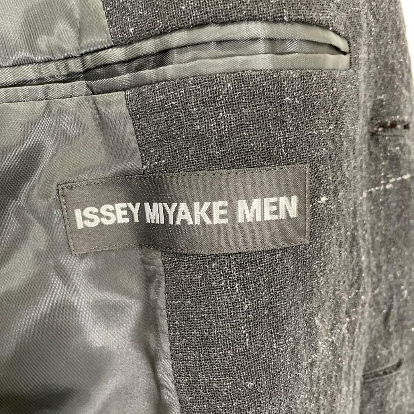 ISSEY MIYAKE MEN イッセイミヤケメン 16SS ME61FD113 リネン混 ウール テーラードジャケット ジャケット