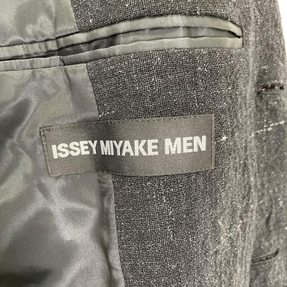 ISSEY MIYAKE MEN イッセイミヤケメン 16SS ME61FD113 リネン混 ウール テーラードジャケット ジャケット