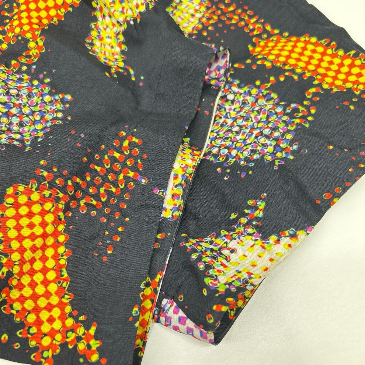 ISSEY MIYAKE MEN イッセイミヤケメン 13SS ME31FF126 ドット グラフィックパターン マルチカラー サルエルパンツ ボトムス