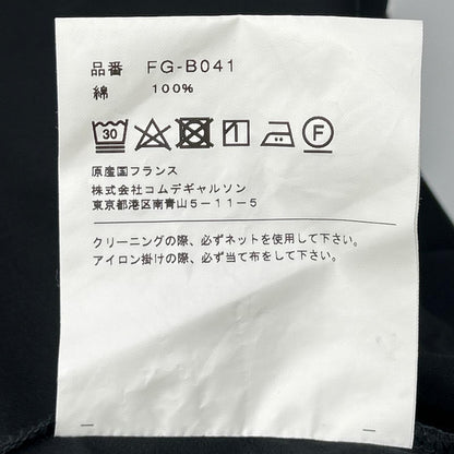 COMMEdesGARCONS SHIRT コムデギャルソンシャツ 21年製 FG-B041 ブラック×ホワイト コットン 長袖シャツ トップス
