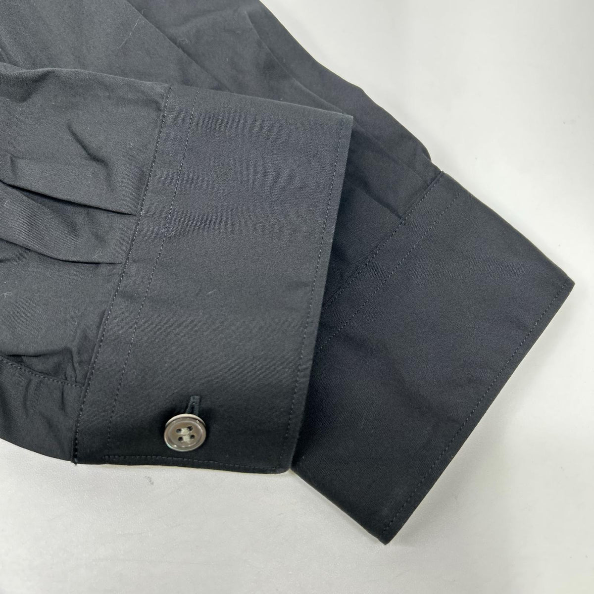 COMMEdesGARCONS SHIRT コムデギャルソンシャツ 21年製 FG-B041 ブラック×ホワイト コットン 長袖シャツ トップス