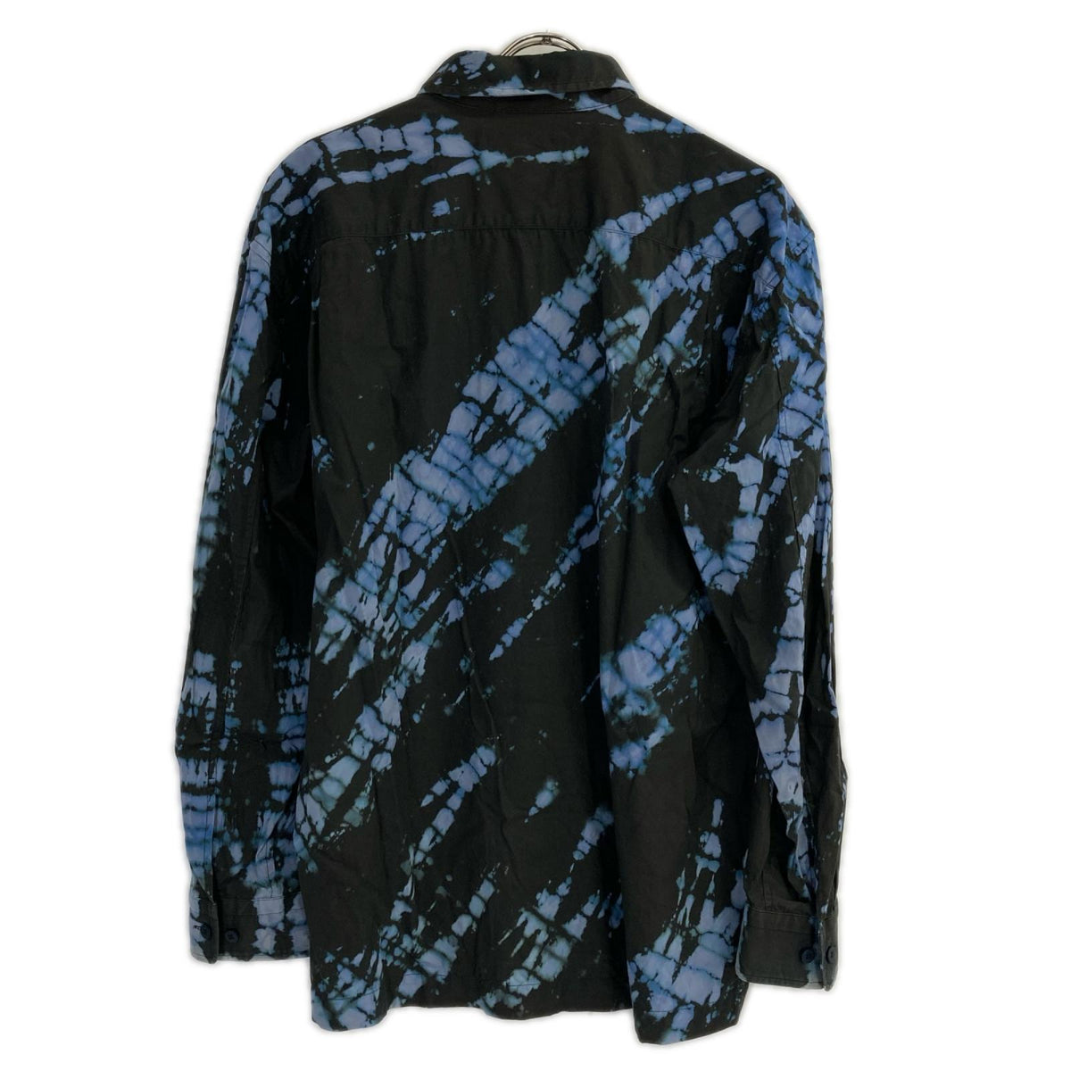 ISSEY MIYAKE MEN イッセイミヤケメン ME41FJ033 ブラック 染め抜き タイダイ染め 総柄 長袖シャツ トップス