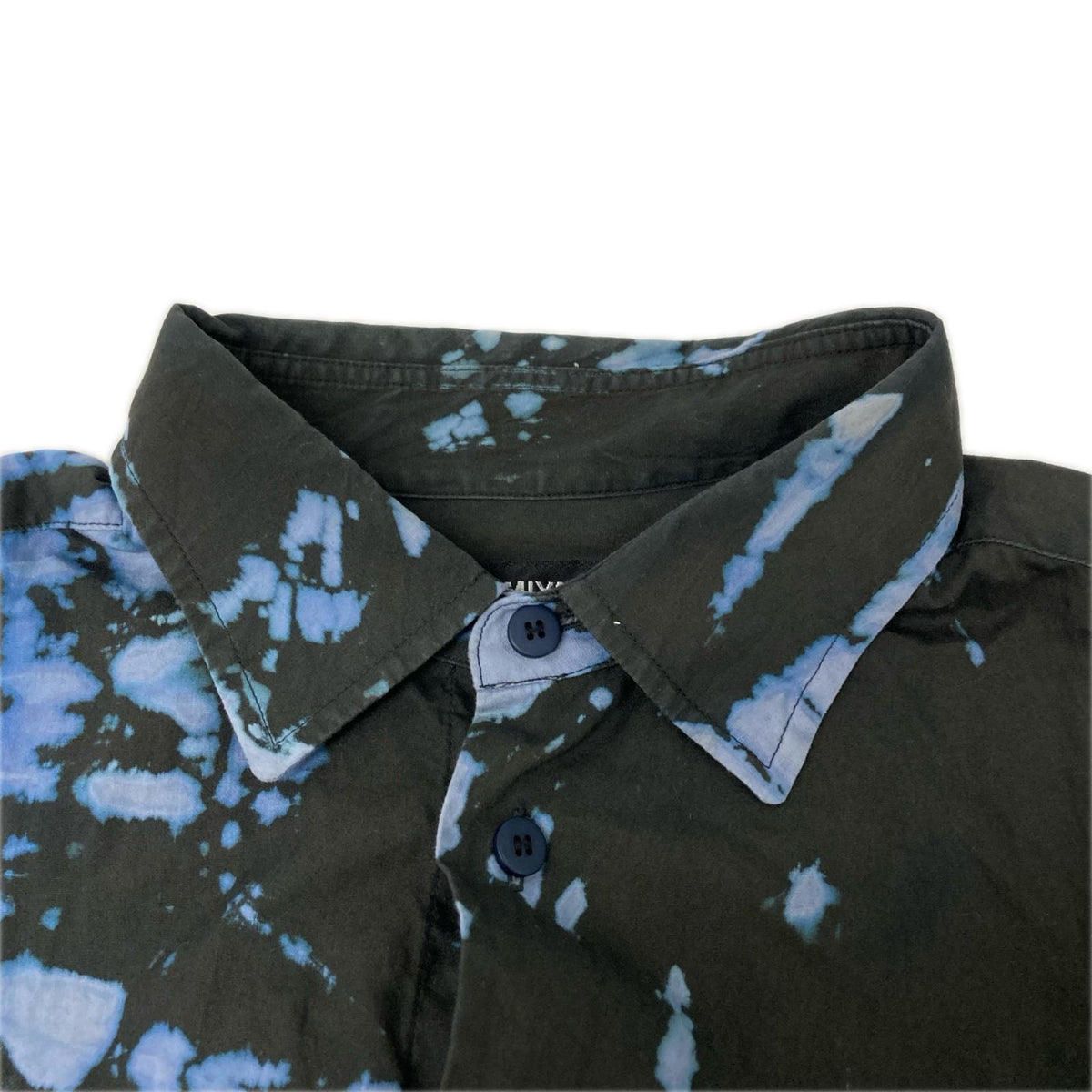 ISSEY MIYAKE MEN イッセイミヤケメン ME41FJ033 ブラック 染め抜き タイダイ染め 総柄 長袖シャツ トップス