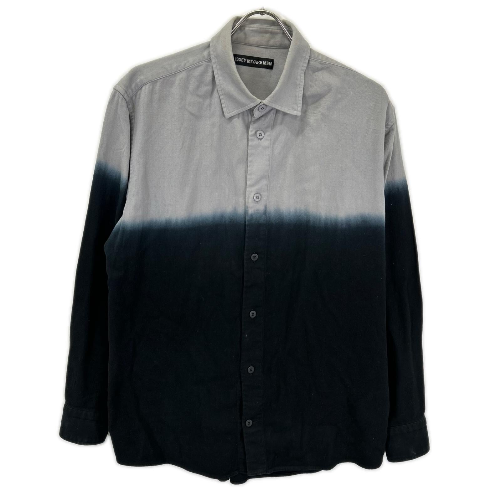 ISSEY MIYAKE MEN イッセイミヤケメン ME33FJ264 タイダイ染め グラデーション 長袖シャツ トップス