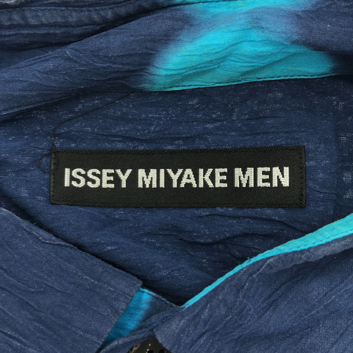 ISSEY MIYAKE MEN イッセイミヤケメン ME51FJ045 コットン プリーツ しわ加工 毛染め シャツ トップス