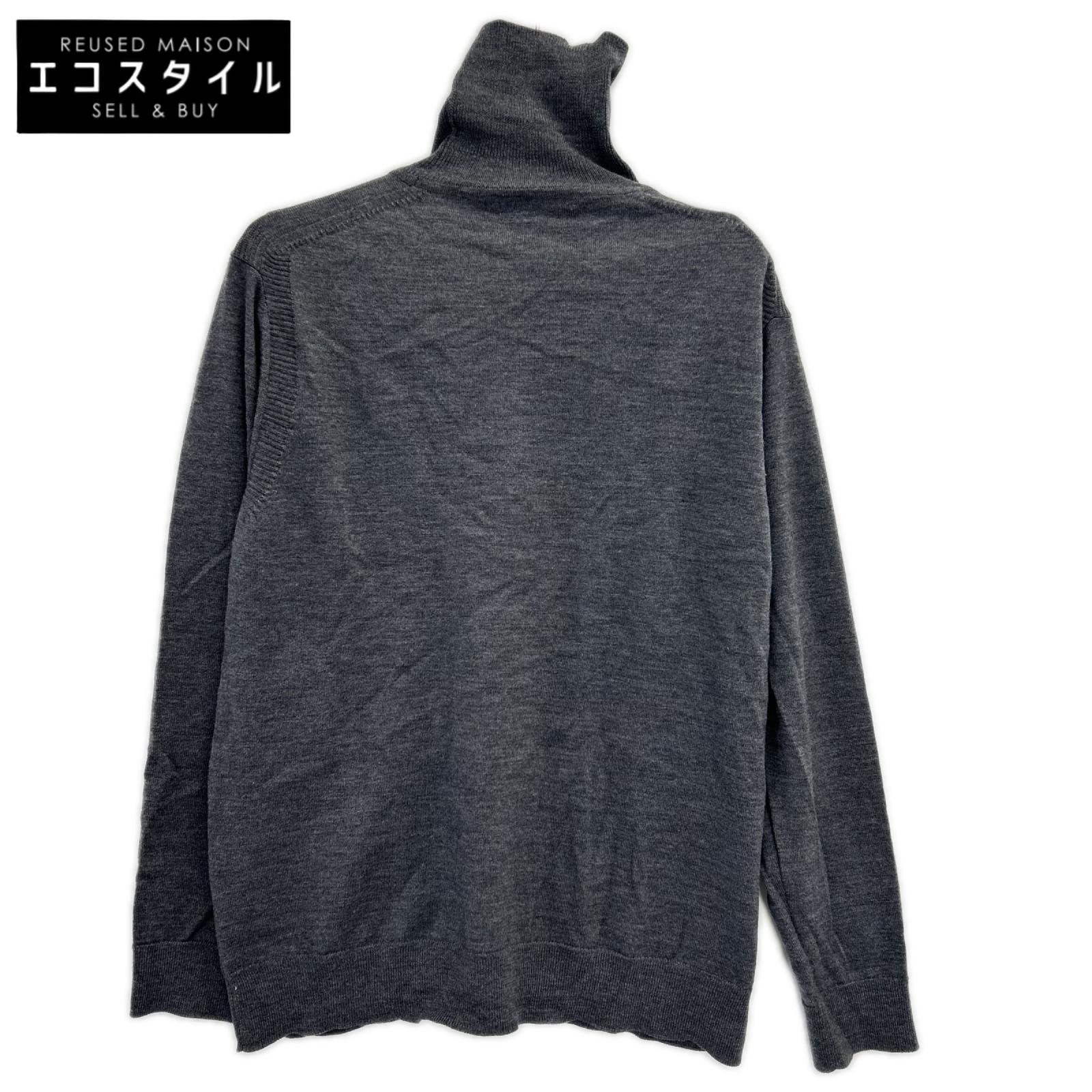 ISSEY MIYAKE MEN イッセイミヤケメン ME53KN222 グレー タートルネック セーター トップス
