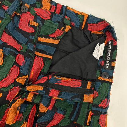 ISSEY MIYAKE MEN イッセイミヤケメン 16AW ME63FF228 マルチカラー ジャガード スラックス パンツ ボトムス