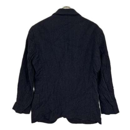 ISSEY MIYAKE MEN イッセイミヤケメン ME21FD024 ネイビー しわ加工 3B テーラードジャケット ジャケット