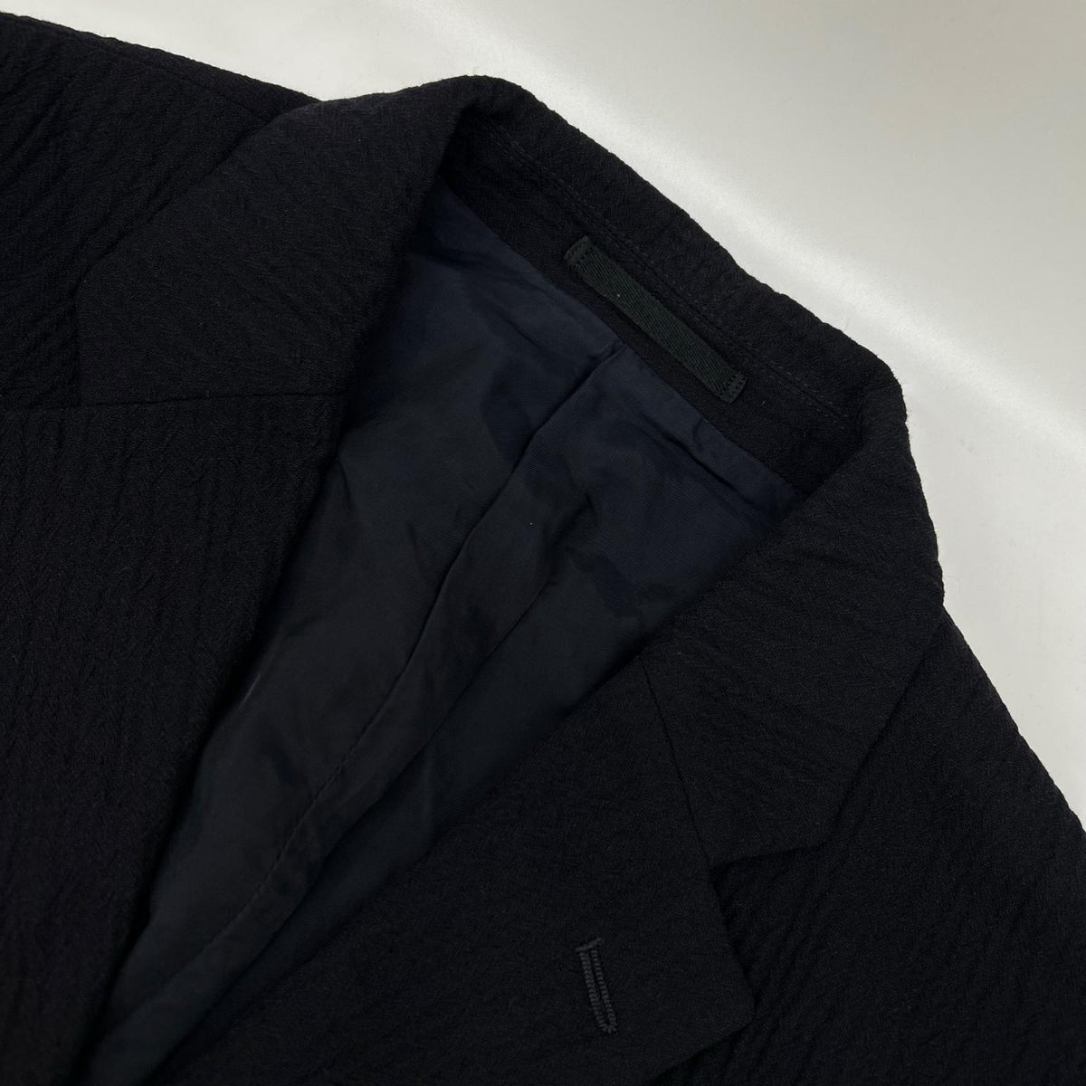 ISSEY MIYAKE MEN イッセイミヤケメン ME21FD024 ネイビー しわ加工 3B テーラードジャケット ジャケット