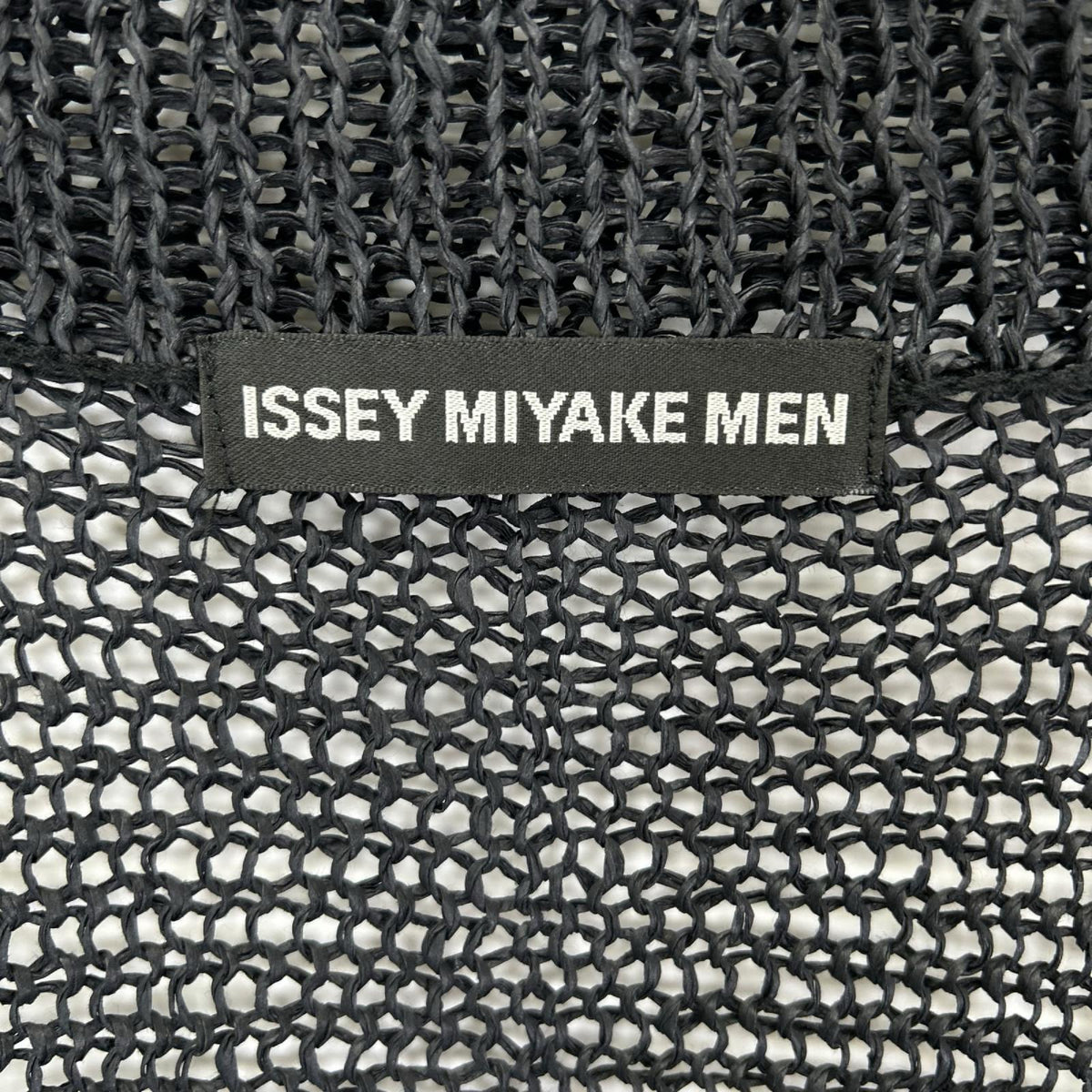 ISSEY MIYAKE MEN イッセイミヤケメン 13SS ブラック ME31KO192 和紙 ジップアップニット トップス