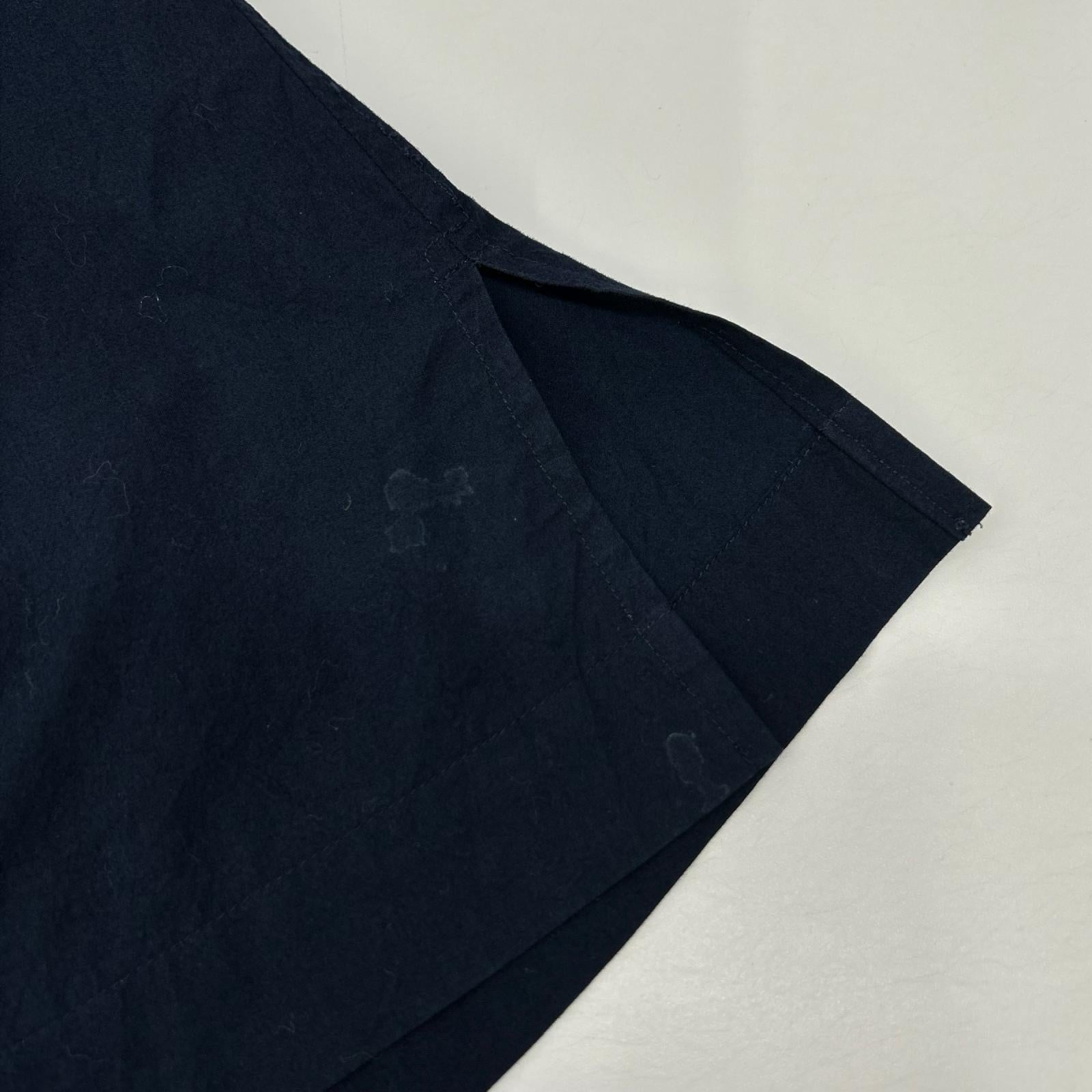 ISSEY MIYAKE MEN イッセイミヤケメン ME61FJ119 ネイビー×ピンク コットン 長袖シャツ トップス