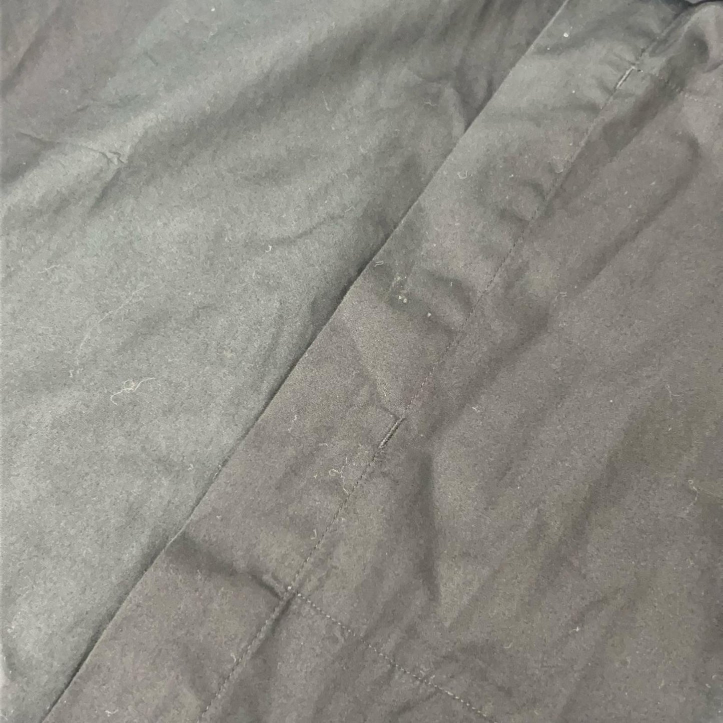 ISSEY MIYAKE MEN イッセイミヤケメン ME23FJ16 ブラック ノーカラー コットン 長袖シャツ トップス