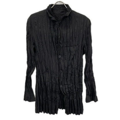 ISSEY MIYAKE MEN イッセイミヤケメン 13AW ME33FD252 ブラック プリーツ ジャケット ジャケット