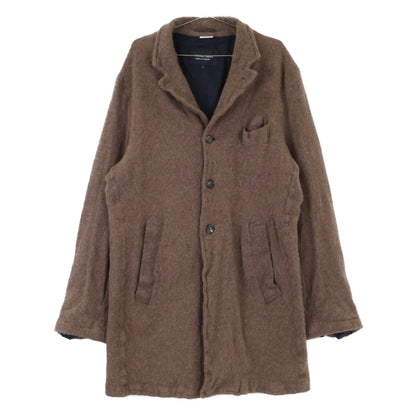 COMMEdesGARCONS HOMME DEUX コムデギャルソンオムドゥ 21AW DH-C001 ブラウン ウール 縮絨 コート コート