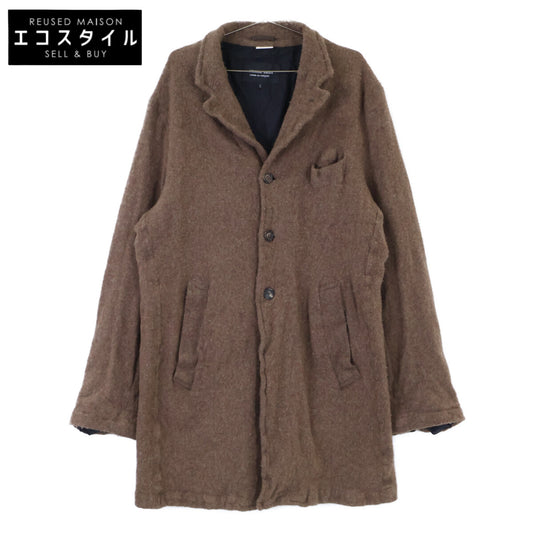 COMMEdesGARCONS HOMME DEUX コムデギャルソンオムドゥ 21AW DH-C001 ブラウン ウール 縮絨 コート コート
