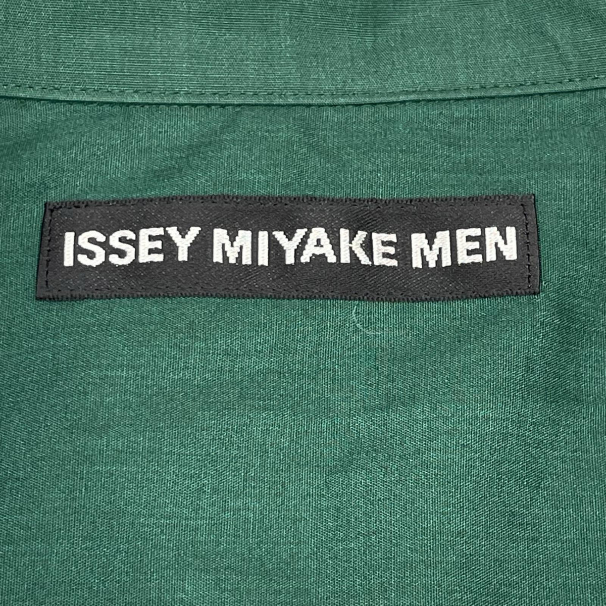 ISSEY MIYAKE MEN イッセイミヤケメン 20SS ME01FJ112 グリーン オープンカラーロングシャツ トップス