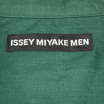 ISSEY MIYAKE MEN イッセイミヤケメン 20SS ME01FJ112 グリーン オープンカラーロングシャツ トップス