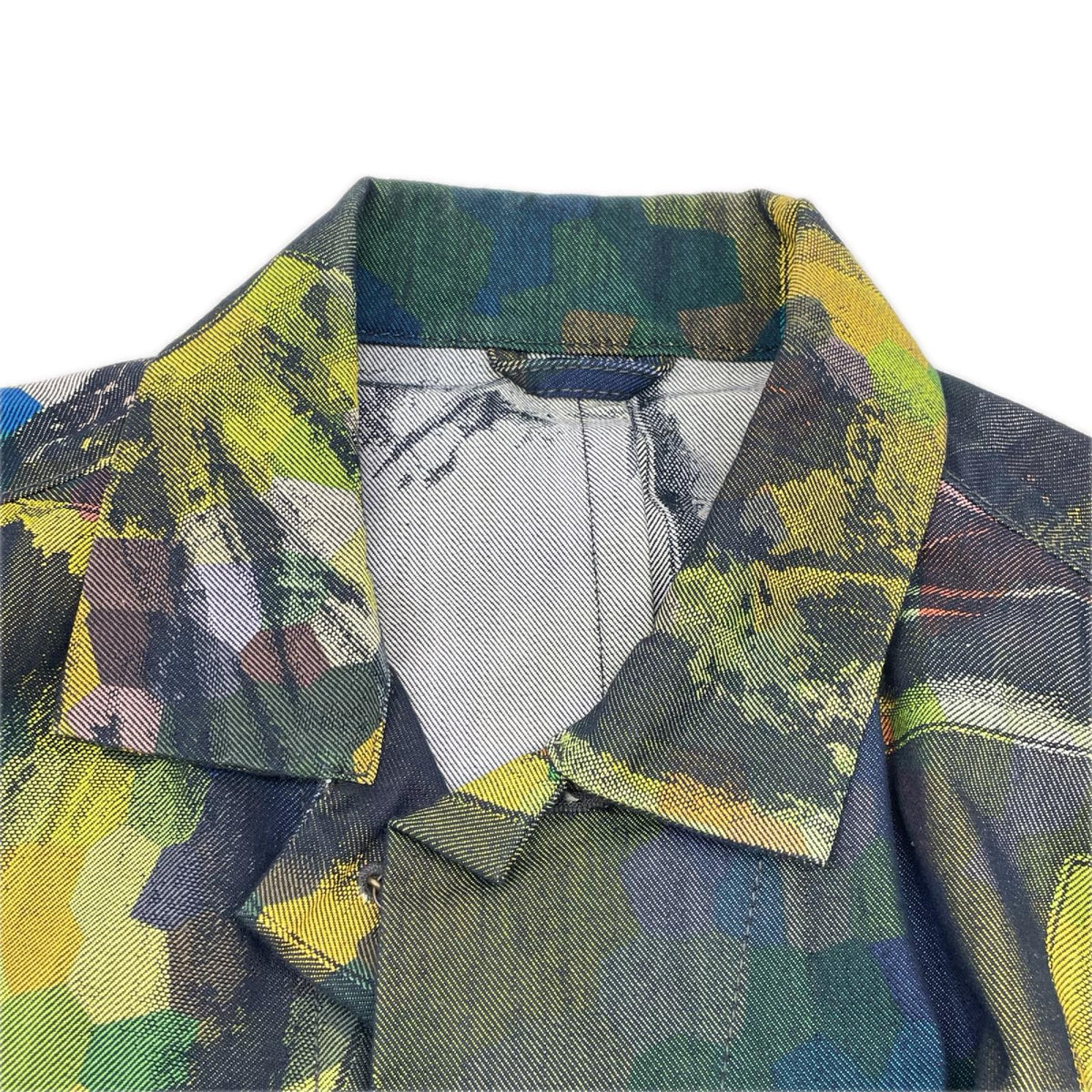 ISSEY MIYAKE MEN イッセイミヤケメン 14SS ME41FA171 マルチカラー 総柄 カバーオール オーバーオール オールインワン