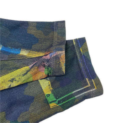 ISSEY MIYAKE MEN イッセイミヤケメン 14SS ME41FA171 マルチカラー 総柄 カバーオール オーバーオール オールインワン