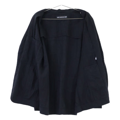ISSEY MIYAKE MEN イッセイミヤケメン 12AW ME21FU080 ブラック リネン シワ加工 テーラードジャケット ジャケット