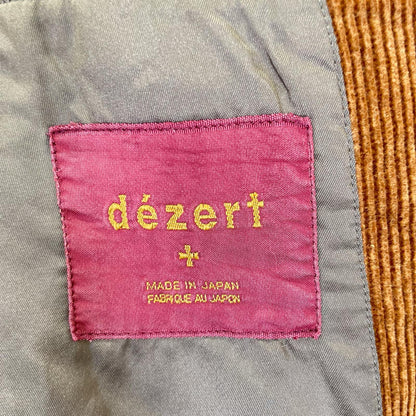 dezert デザート ブラウン コーデュロイ テーラードジャケット ジャケット