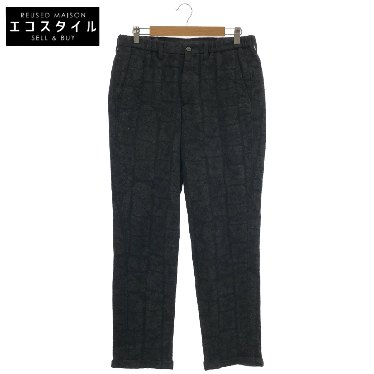 ISSEY MIYAKE MEN イッセイミヤケメン ME63FF161 ウール 縮絨 イージーパンツ ボトムス