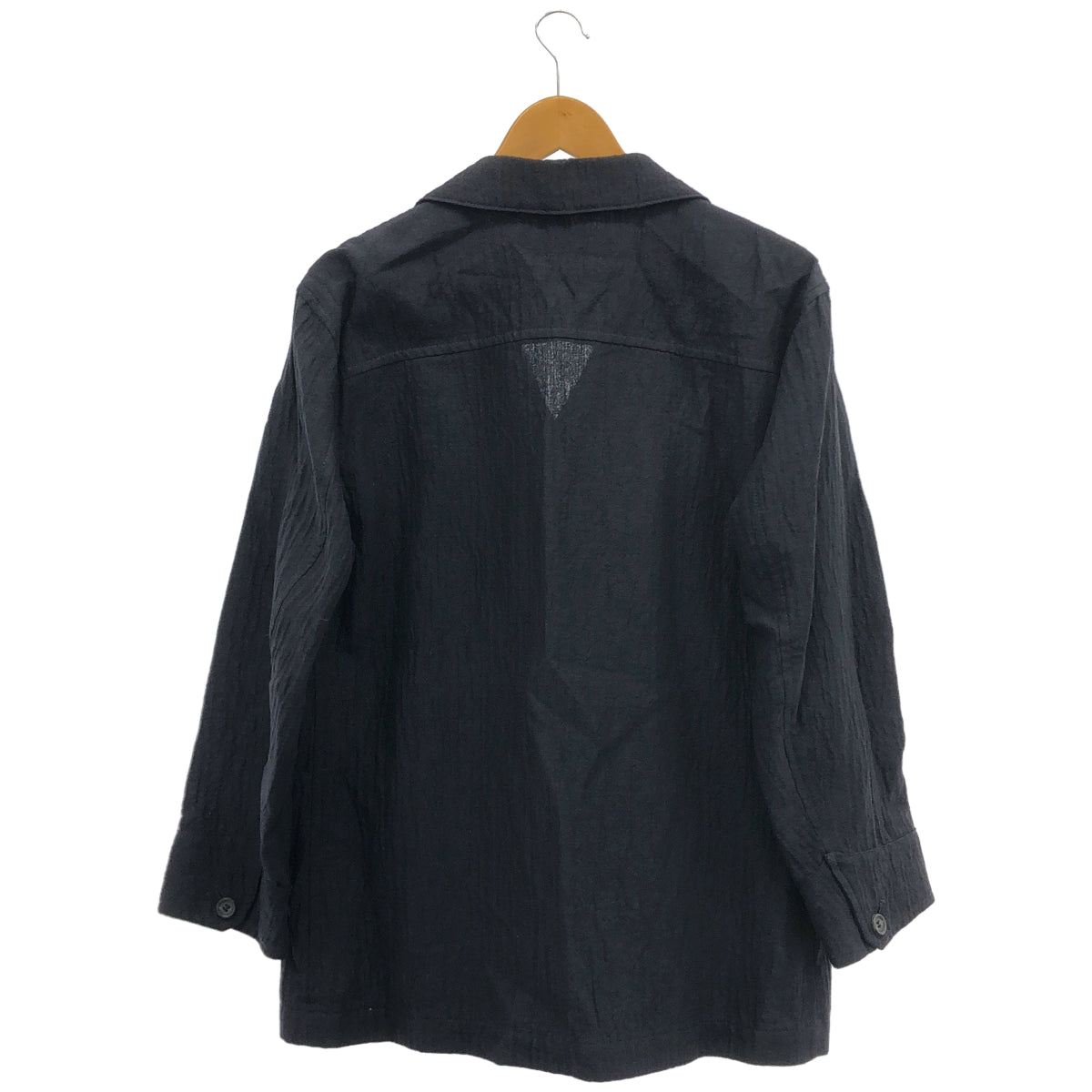 ISSEY MIYAKE MEN イッセイミヤケメン ME21FC071 ネイビー しわ加工 テーラードジャケット トップス