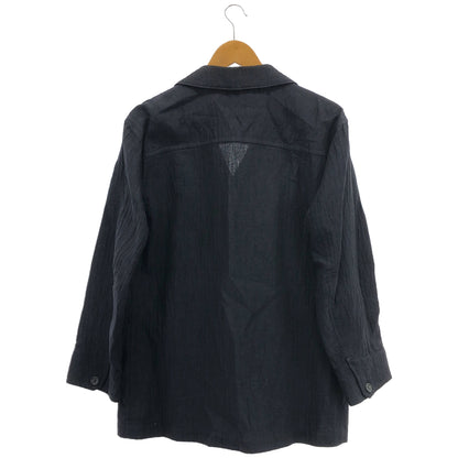 ISSEY MIYAKE MEN イッセイミヤケメン ME21FC071 ネイビー しわ加工 テーラードジャケット トップス